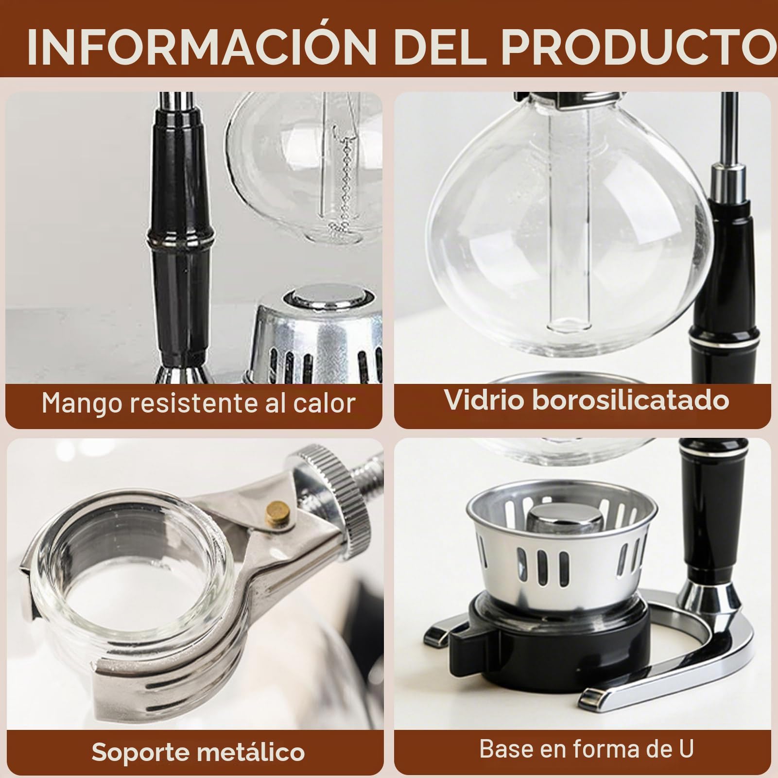 Cafetera Elaborada A Mano, Base Estable Tipo Sifón Verter Sobre La Cafetera Goteador De Café Cafeteras Para Café Frío Máquinas De Café Cafetero Espresso Cafetero De Sifón Para La Oficina En El Hogar