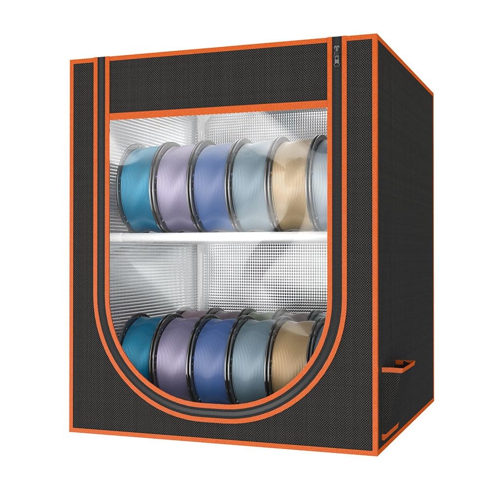 FABULETTA 42 x 42 x 50 cm Aufbewahrungsbox für 3D-Druckfilament (24 Rollen)