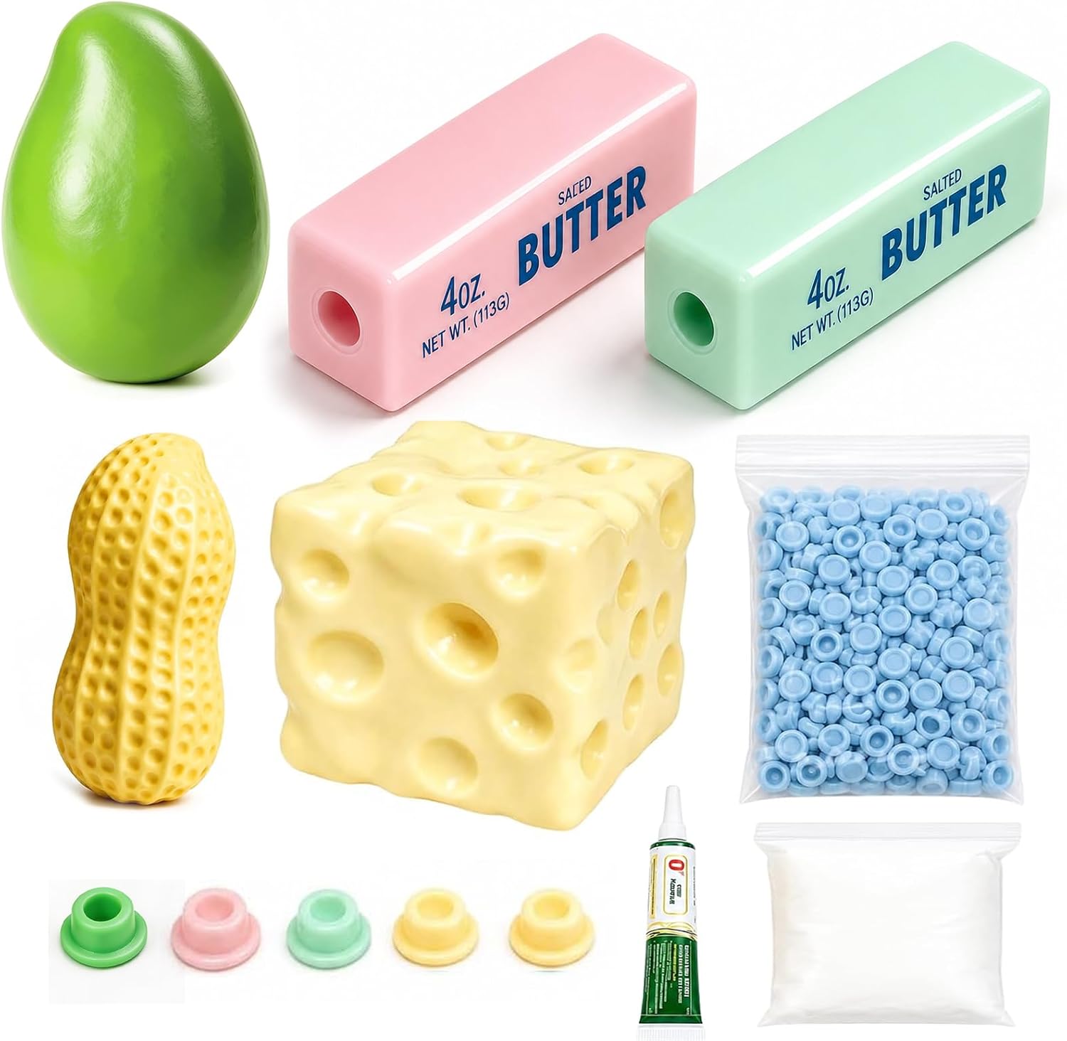 Squishy Making Kit DIY Squishy Maker Skin Cheese Butter Make (C1)