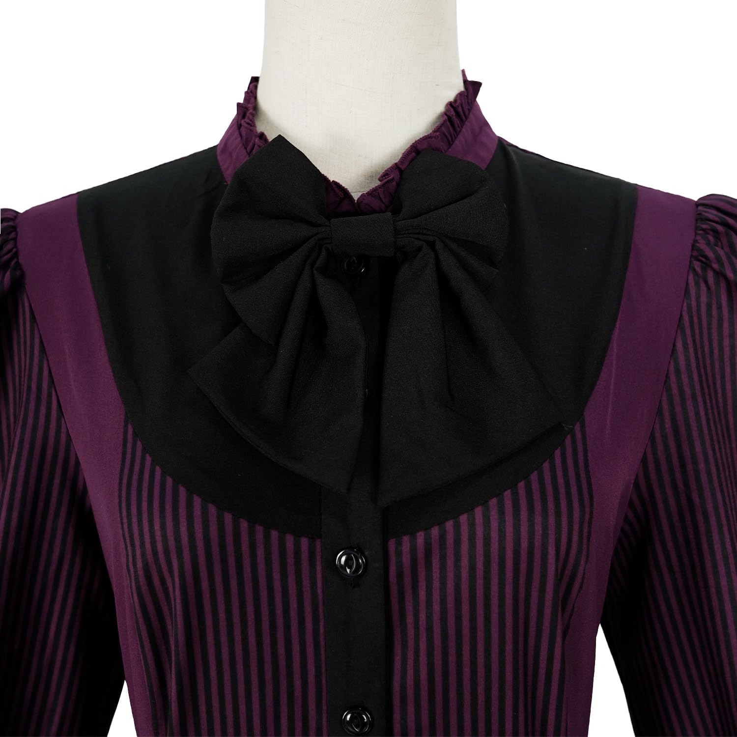 ZZEQYG Women Girls Gothic Lolita Victorian Dress Polyester Ruffle Dress with Bows - Image 6