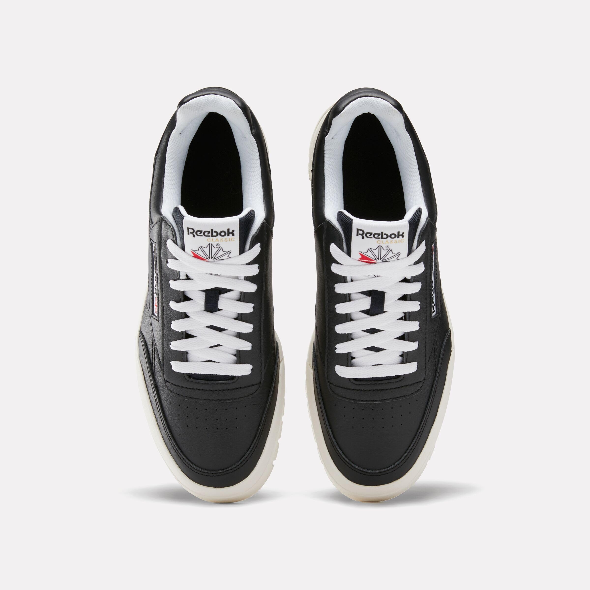 Reebok Unisex Club C Megacourt Tennisschuhe, Schwarz, Kreide, Weiß, 42.5 EU – Ansicht 4