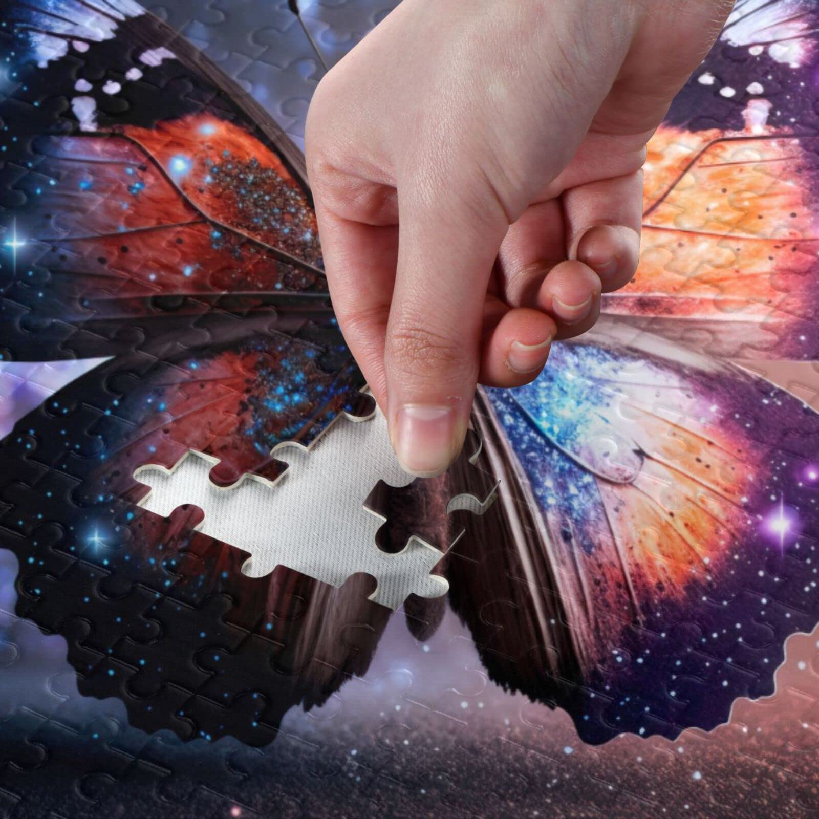 Amazon.com: ZENWAWA Cosmos Butterfly Jigsaw Puzzle, Paper Wood
