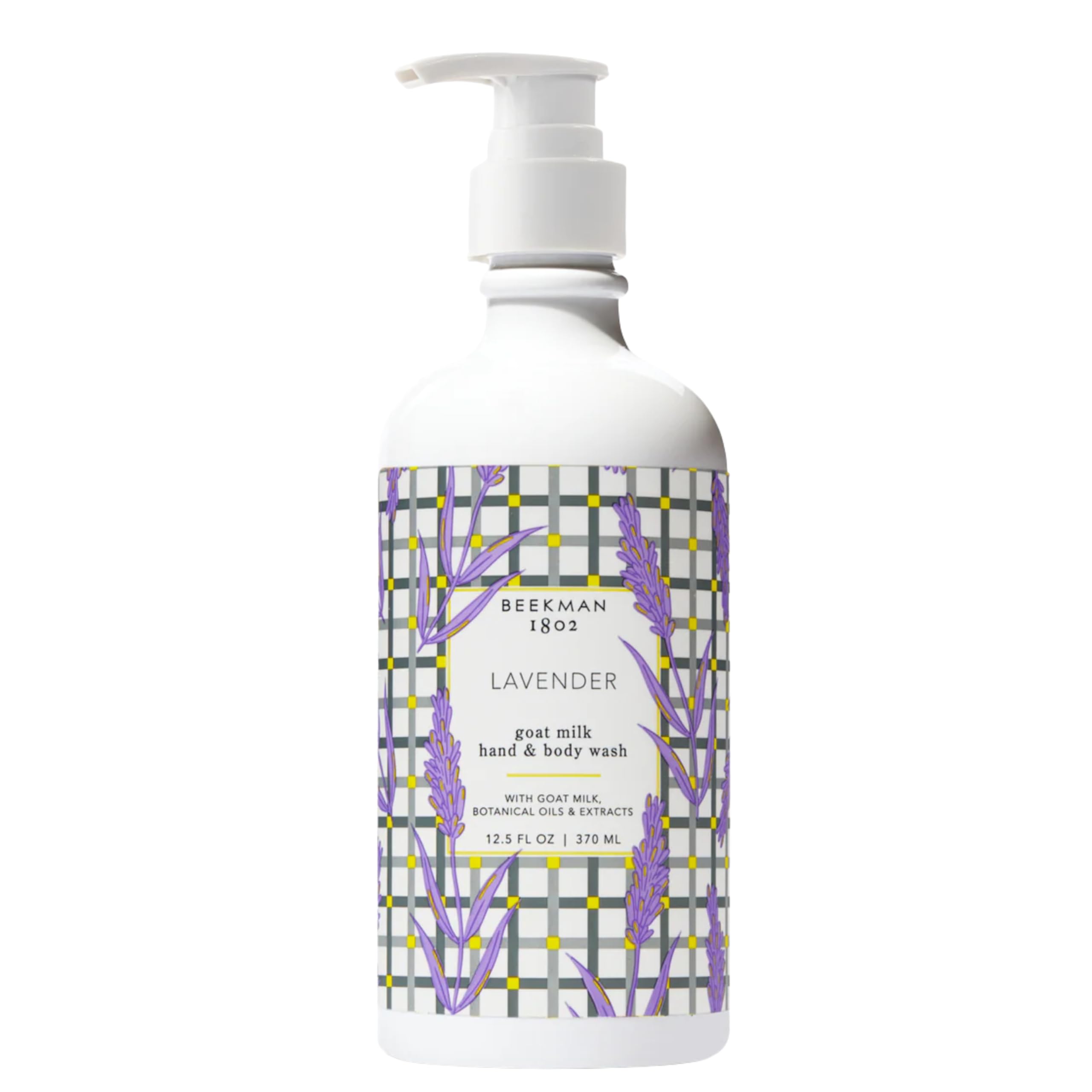 Beekman 1802 Goat Milk Hand Wash – Lavender – Scented – 12.5 fl oz – Moisturizing & Gentle – Good for Sensitive Skin – Cruelty Free – Ready for Use,