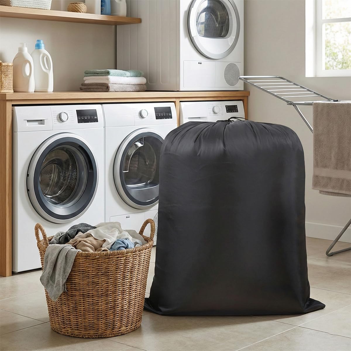 Multipose Extra Lar Laundry Bag Stora Bag