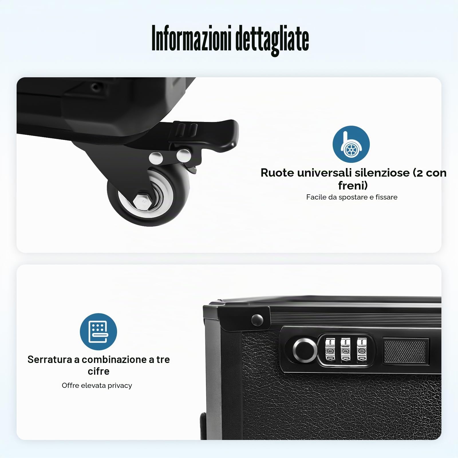 Valigetta cosmetica trolley con braccioli e lamiera metallica, per tatuaggi con 3 cassetti, per trucchi professionali, da tavolo per tatuaggi, da donna, con ruote