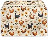 Vista 29 de Talayituse Alpaca Daisy Print 2 Slice Tostadora Cubiertas Protección contra el Polvo Cubiertas para Máquina de Pan Tostadora Horno Cubierta de Tela