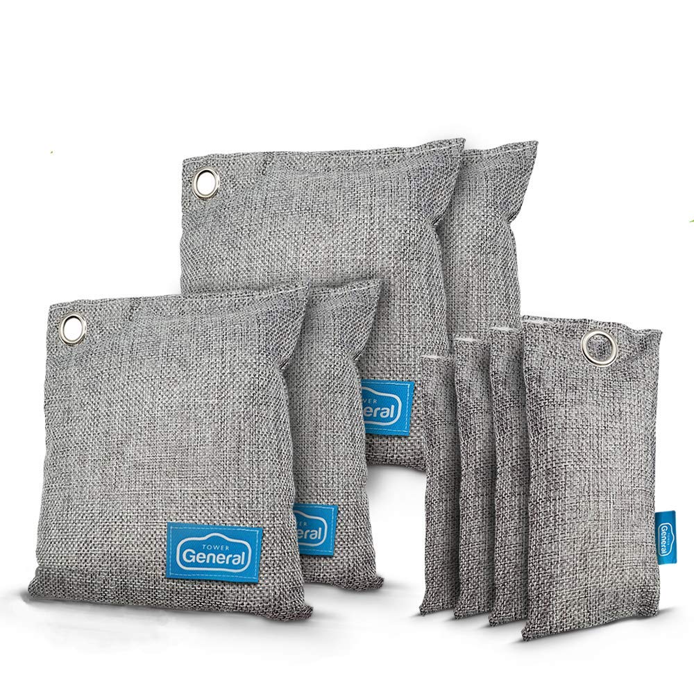 Buy Tower General Activated Bamboo Charcoal Odor Eliminator Bags 8
