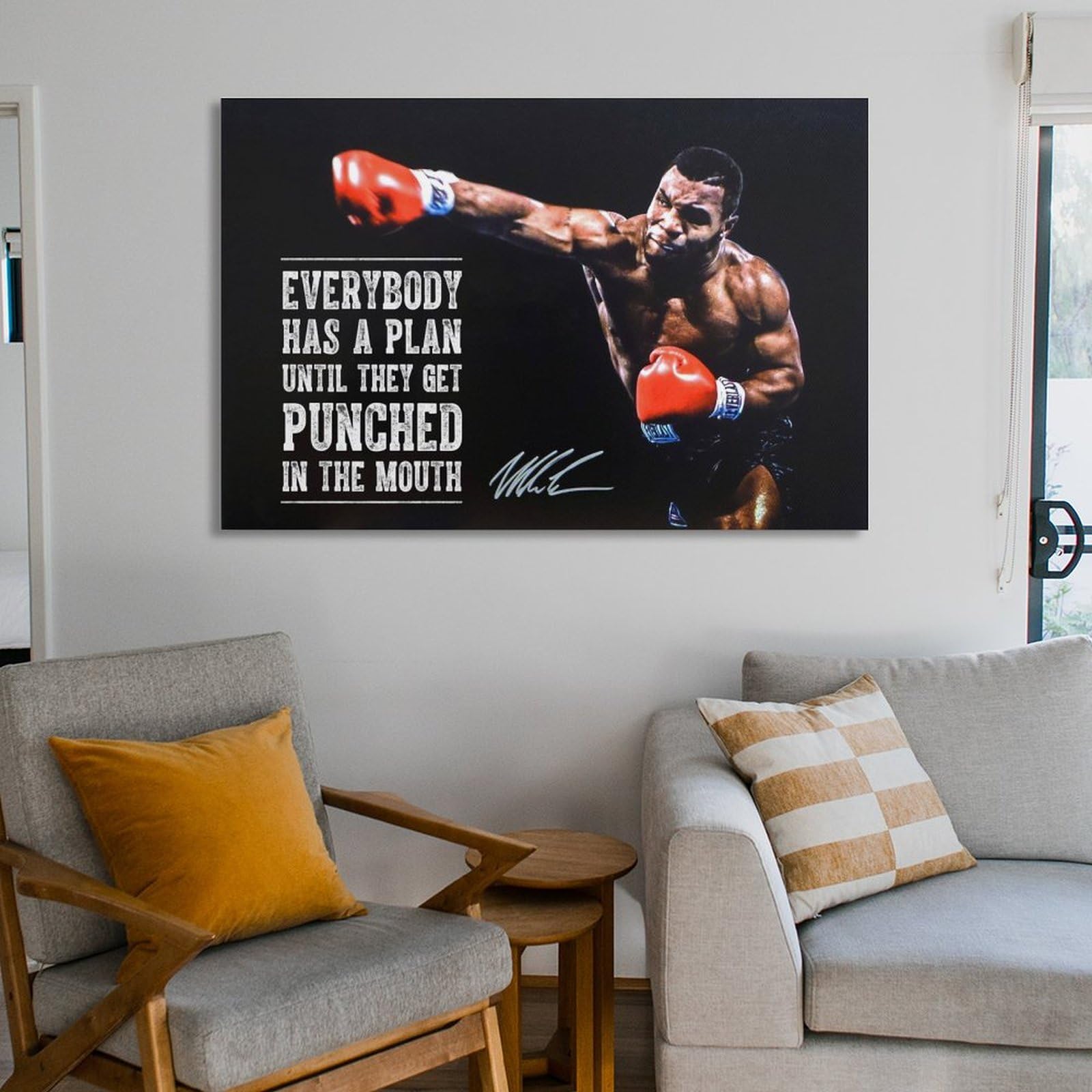 Amazon.co.jp: マイク・タイソンモチベーションを高める名言ポスター