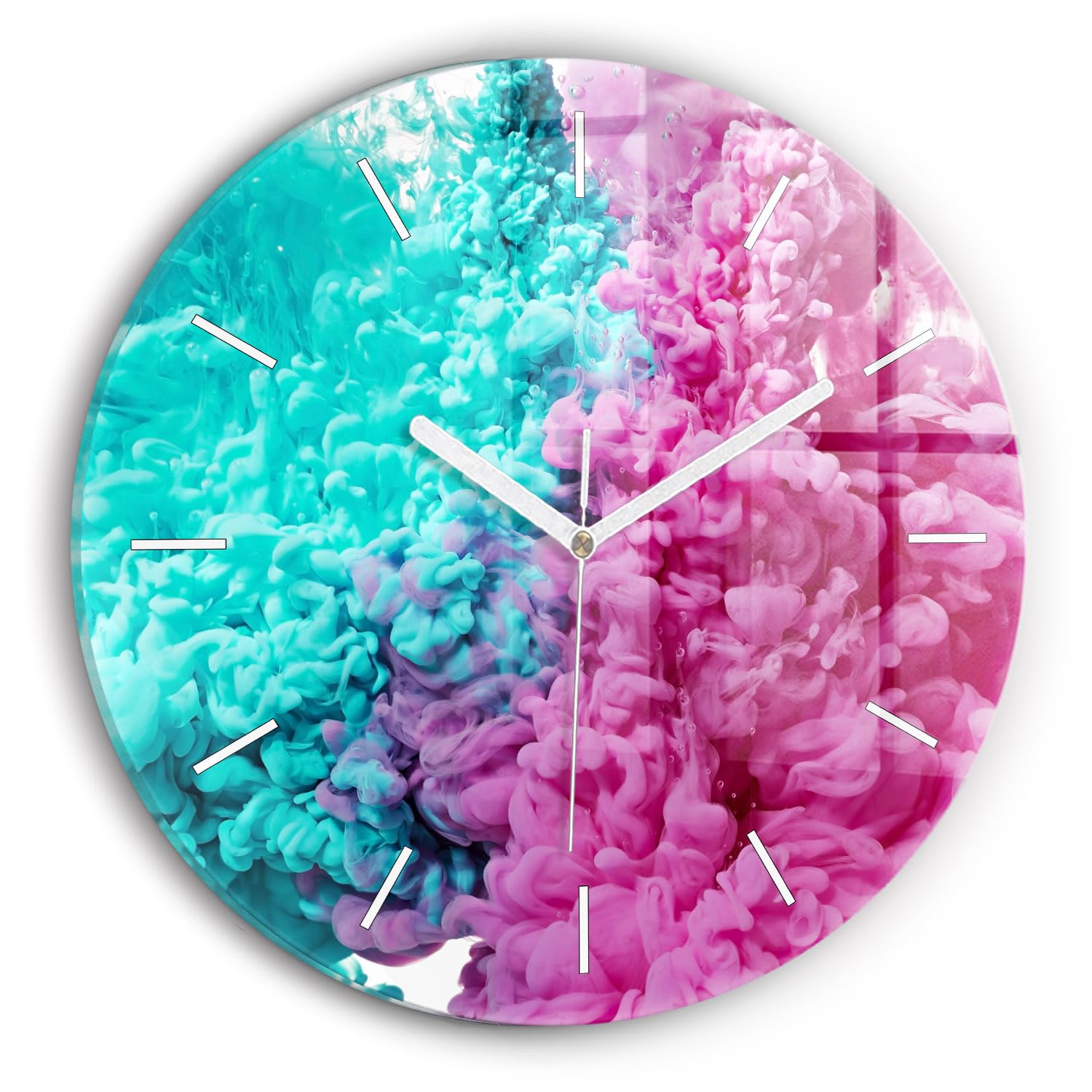 Horloge en Verre Qualité Supérieure Wallfluent de 30 cm au style élégant et épuré