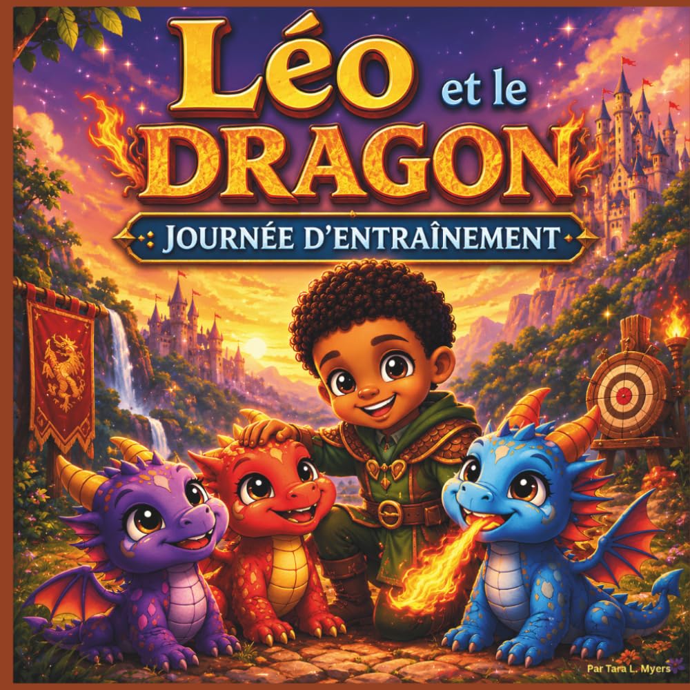 Léo et le dragon : Journée d'entraînement: Livre d'histoires pour enfants | Une histoire sur les sentiments, le feu et la force douce | Aventure | ... 8,5 x 8,5 (Children's Storybooks in French)