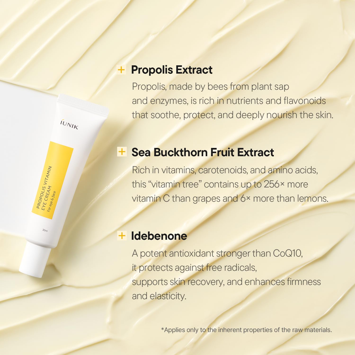 iUnik Propolis Vitamin Eye Cream, 30 g