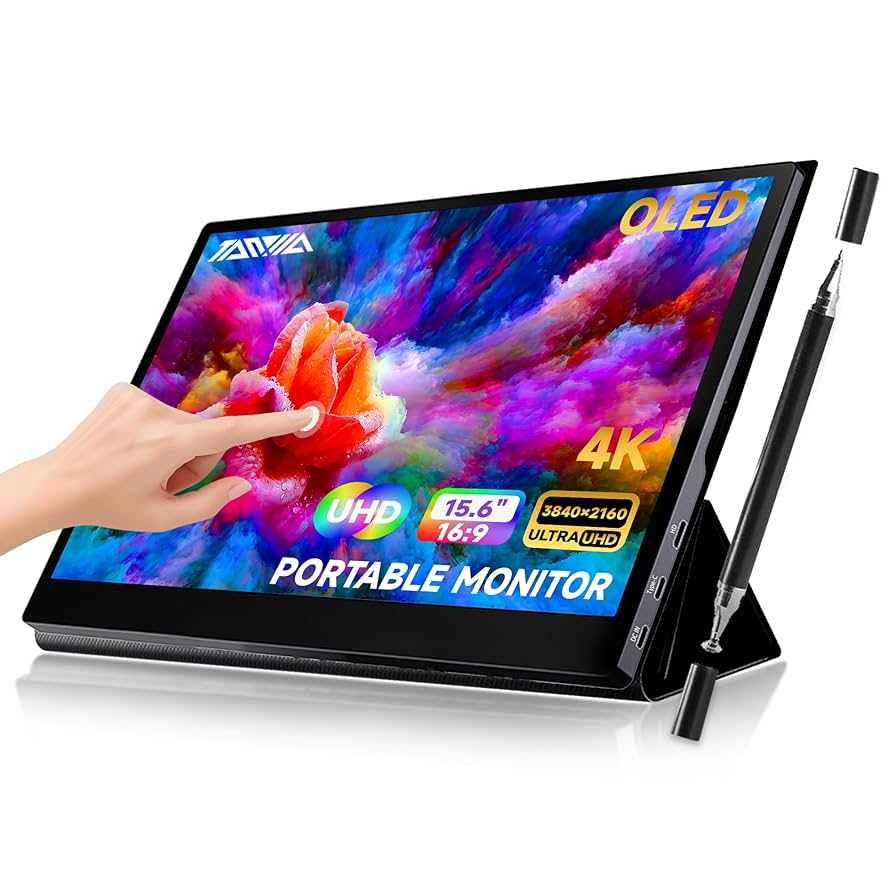 Portable Monitor ポータブルモニター4K 15inch Amazon.com: Anyuse 4K Portable Monitor 15.6