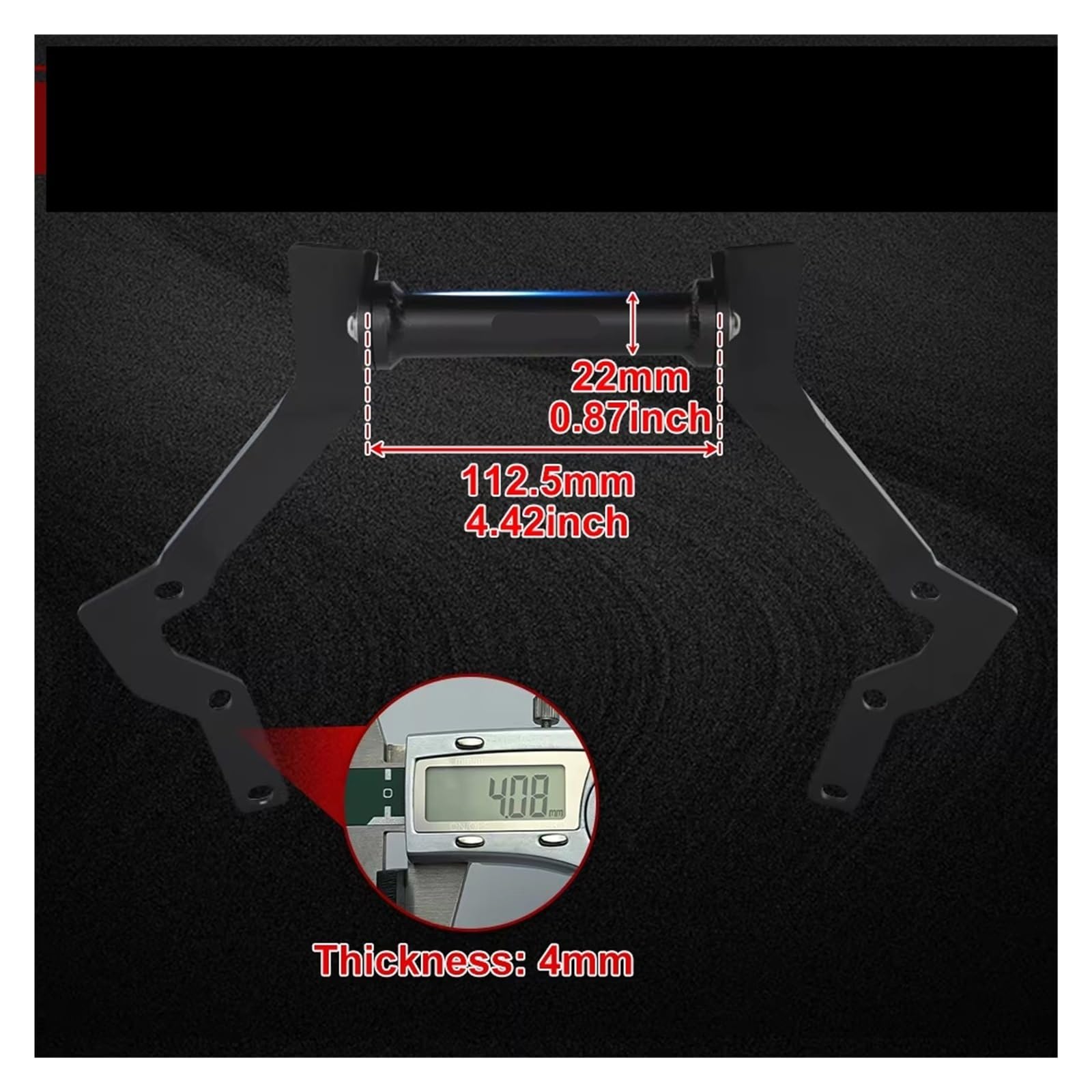 supporto navigazione moto Per Yamaha FJR1300 2013-2024 FJR 1300 Supporto Del Basamento Telefono Staffa Piastra Di Navigazione GPS Per Moto