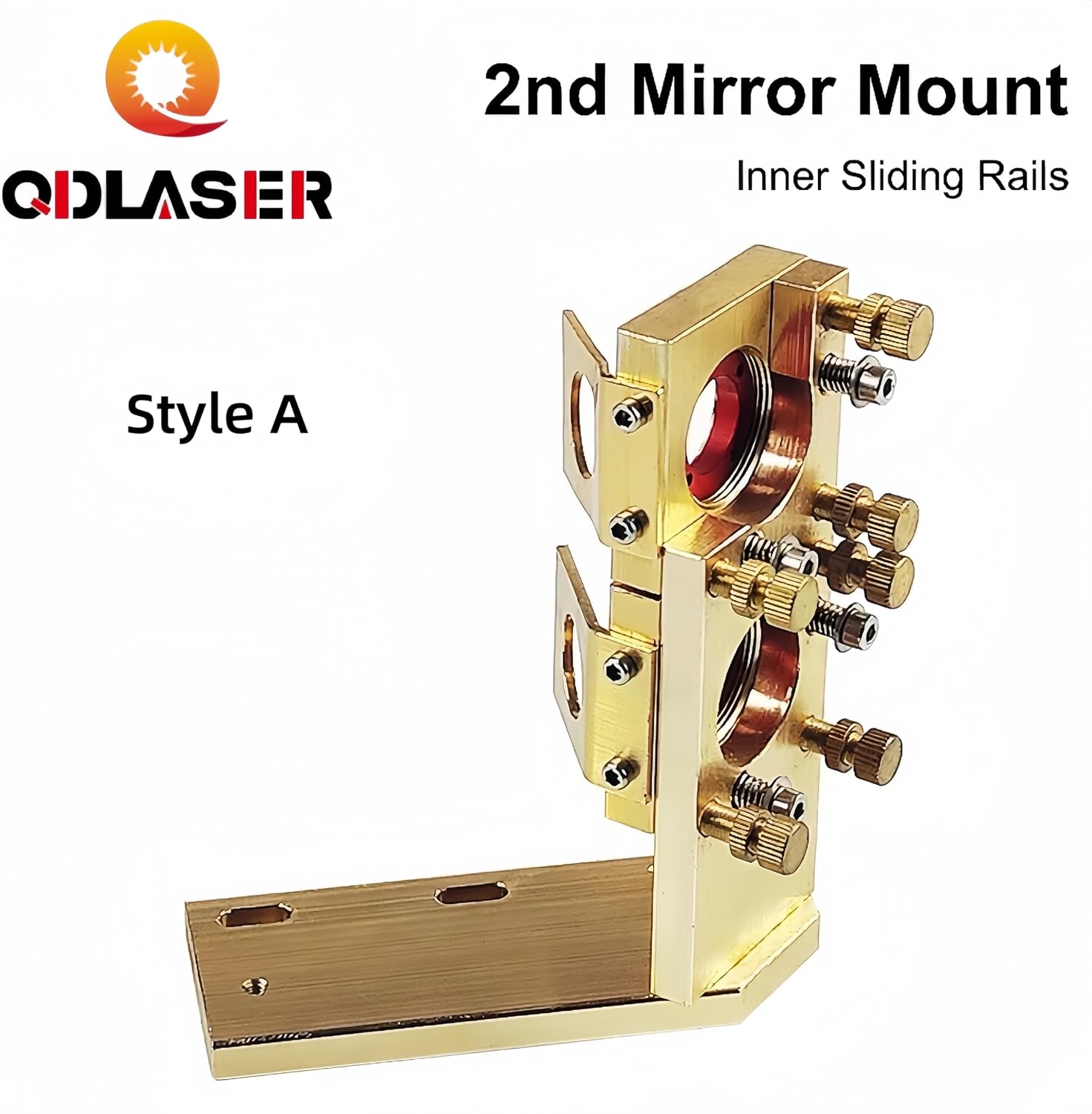 CO2 Laser 2nd Mirror Mount 25mm Integrative Holder for Engraving Machine (Style A)
