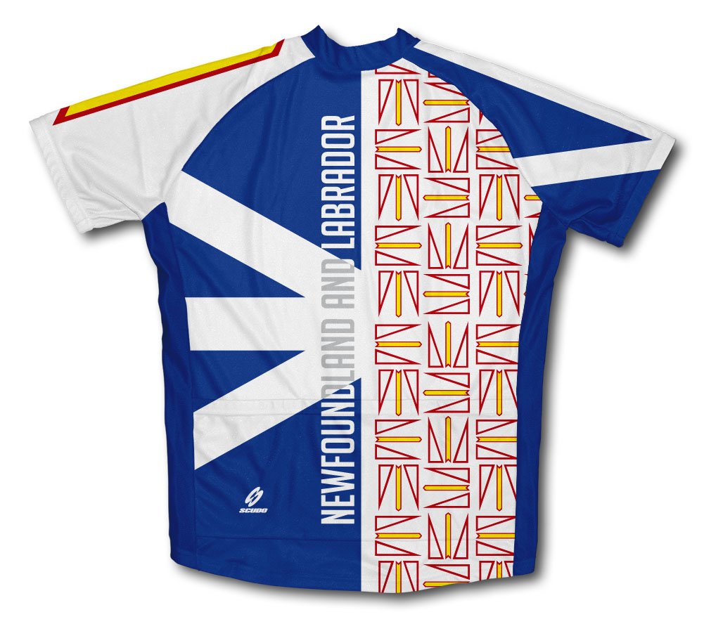 ScudoPro Newfoundland and Labrador Short Sleeve Cycling Jersey for Women - Size M White