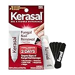 Kerasal Nail Renewal and Nail File Combo Pack, Restores Appearance of Discolored or Damaged Nails, 5 Heavy Duty Nail Files, 0.33 fl oz, Clear (Packaging May Vary)