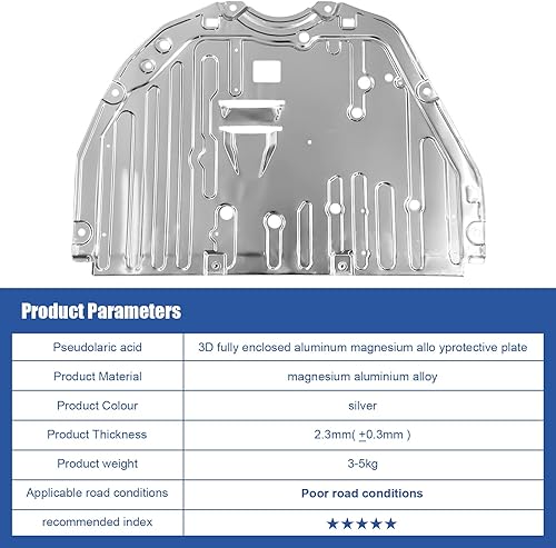 Miniatura 10 de TomGoo Protector contra salpicaduras de motor compatible con Honda CRV 2017-2022, protector de carcasa del motor debajo de la cubierta del escudo
