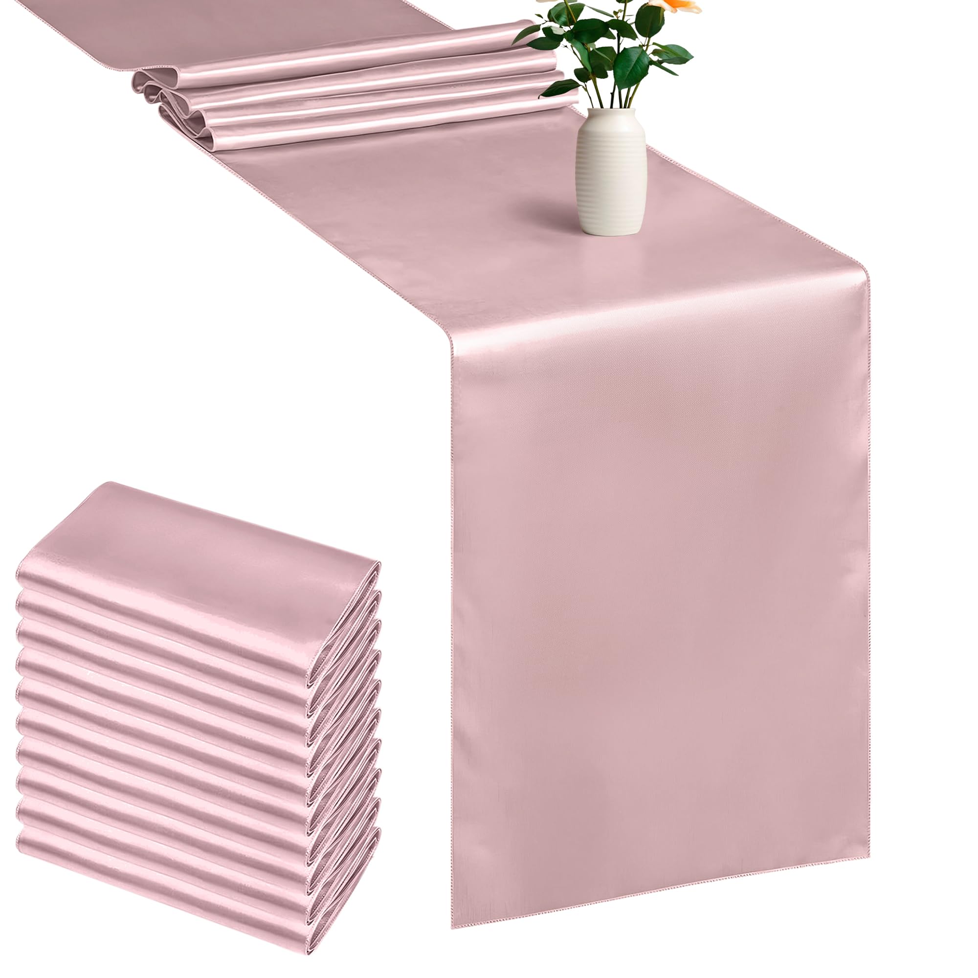 Trimming Shop Rose Gold Table Runner, 11 x 108 Inch (Pack of 10)