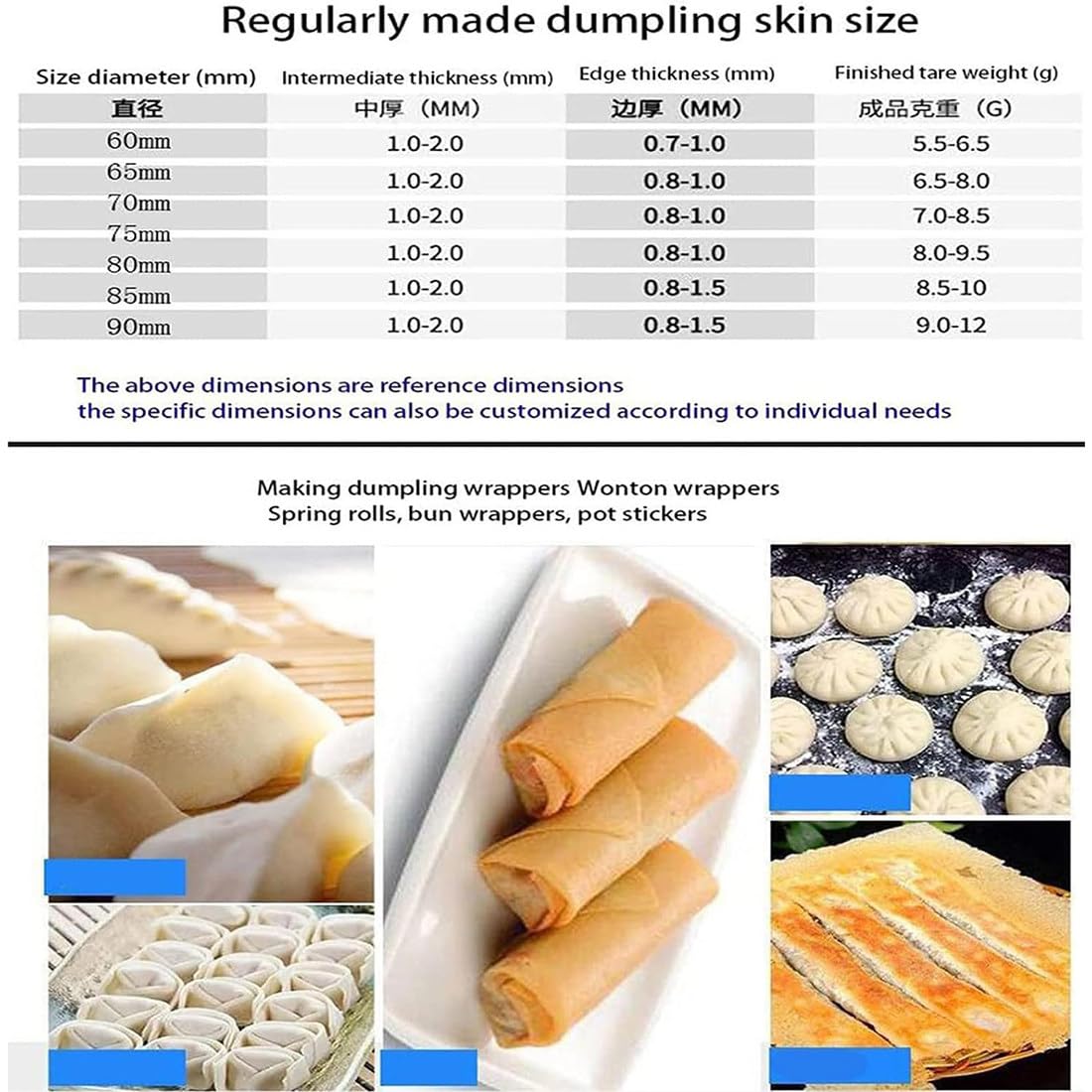 Macchina Elettrica Per Fare La Pasta Degli Gnocchi, Produttore Automatico Di Wrapper Wonton 140W