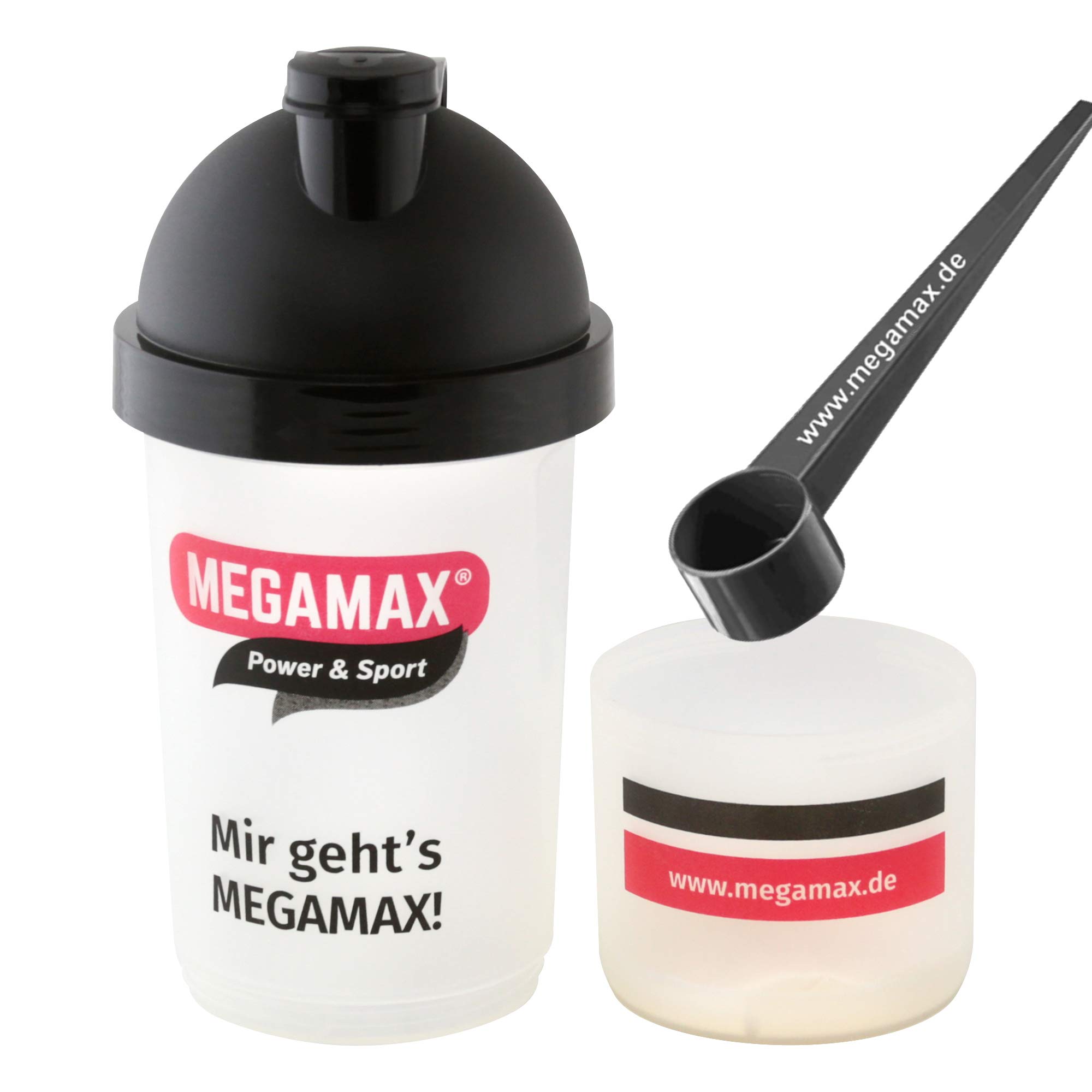 Megamax Weight Gainer Vanille 1,5 kg 0,5% Fett | Vitamine, hochwertige Kohlenhydrate & Proteine ideal für HardGainer u. Untergewicht | Aufbaunahrung für Massephase, Masseaufbau & Zunehmen