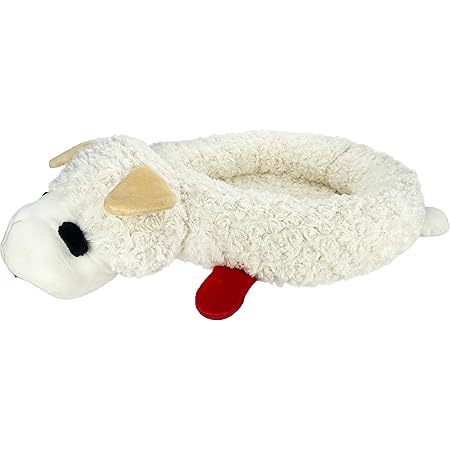 Multipet Lamb Chop Bed Lambchop Calming Soft Dog Bed Pet