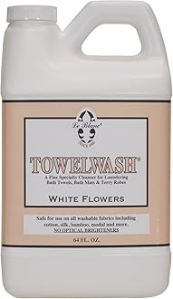 Le Blanc® White Flowers Towelwash® – Luxury Laundry Cleanser for Bath Linens - 64 oz. (1 pack)