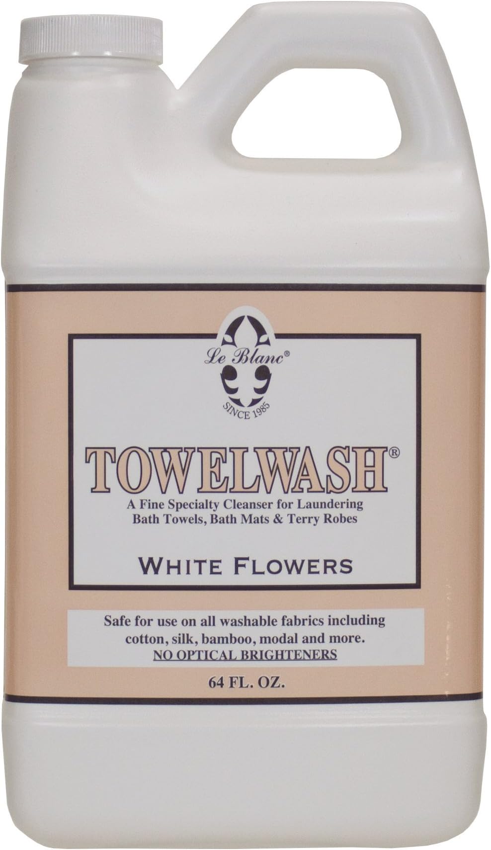 White Flowers Towelwash® – Luxury Laundry Cleanser for Bath Linens - 64 oz. (1 pack)