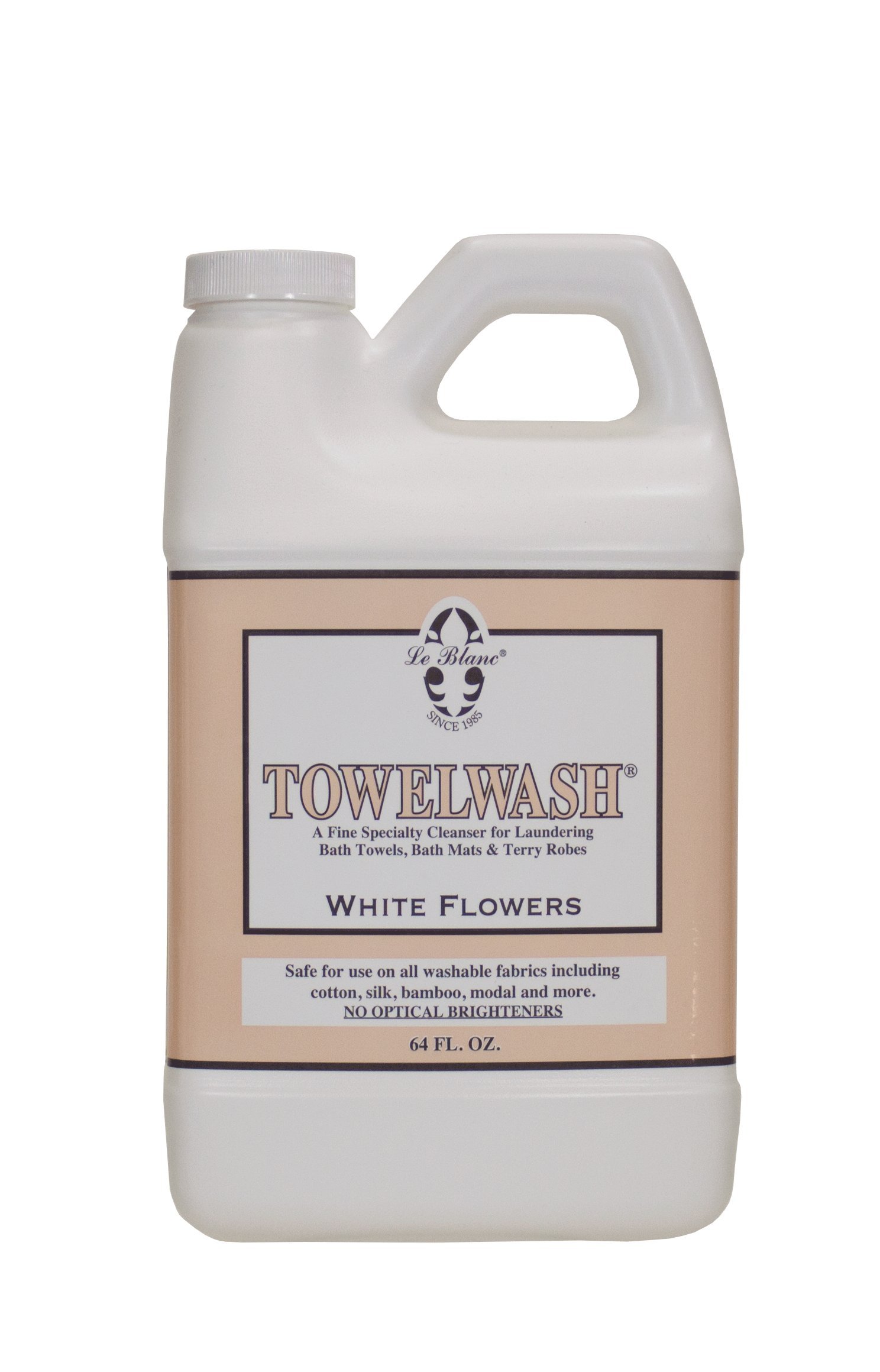 Le Blanc® White Flowers Towelwash® – Luxury Laundry Cleanser for Bath Linens - 64 oz. (1 pack)