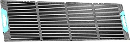 OTHC Panel solar portátil de 100 W para estación de energía, tecnología de laminación integrada militar, 25% de alta eficiencia, cargador de panel