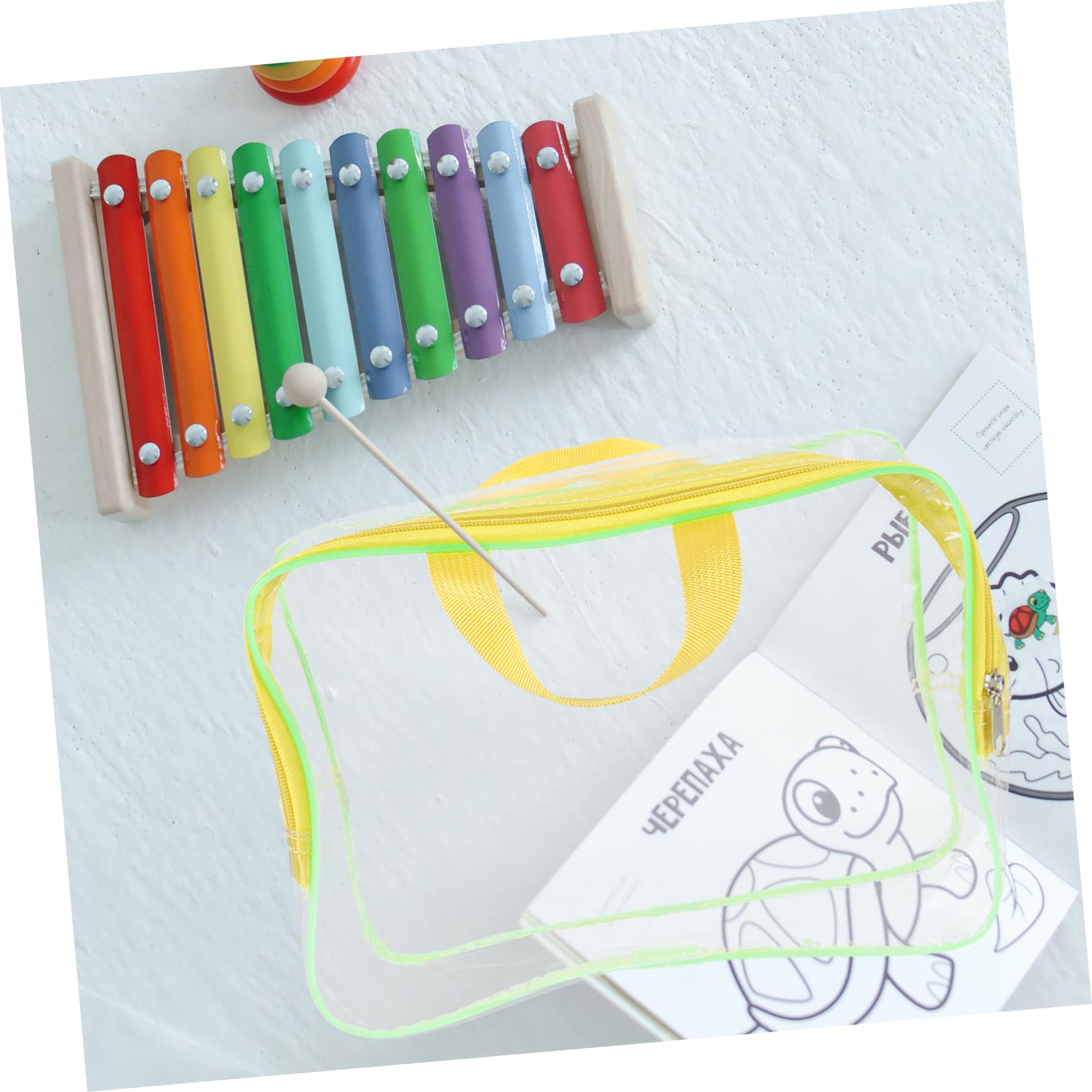 Toddmomy Organizer Bag for Boys and Girls Instruments Material for Percussion Toys Music Toys