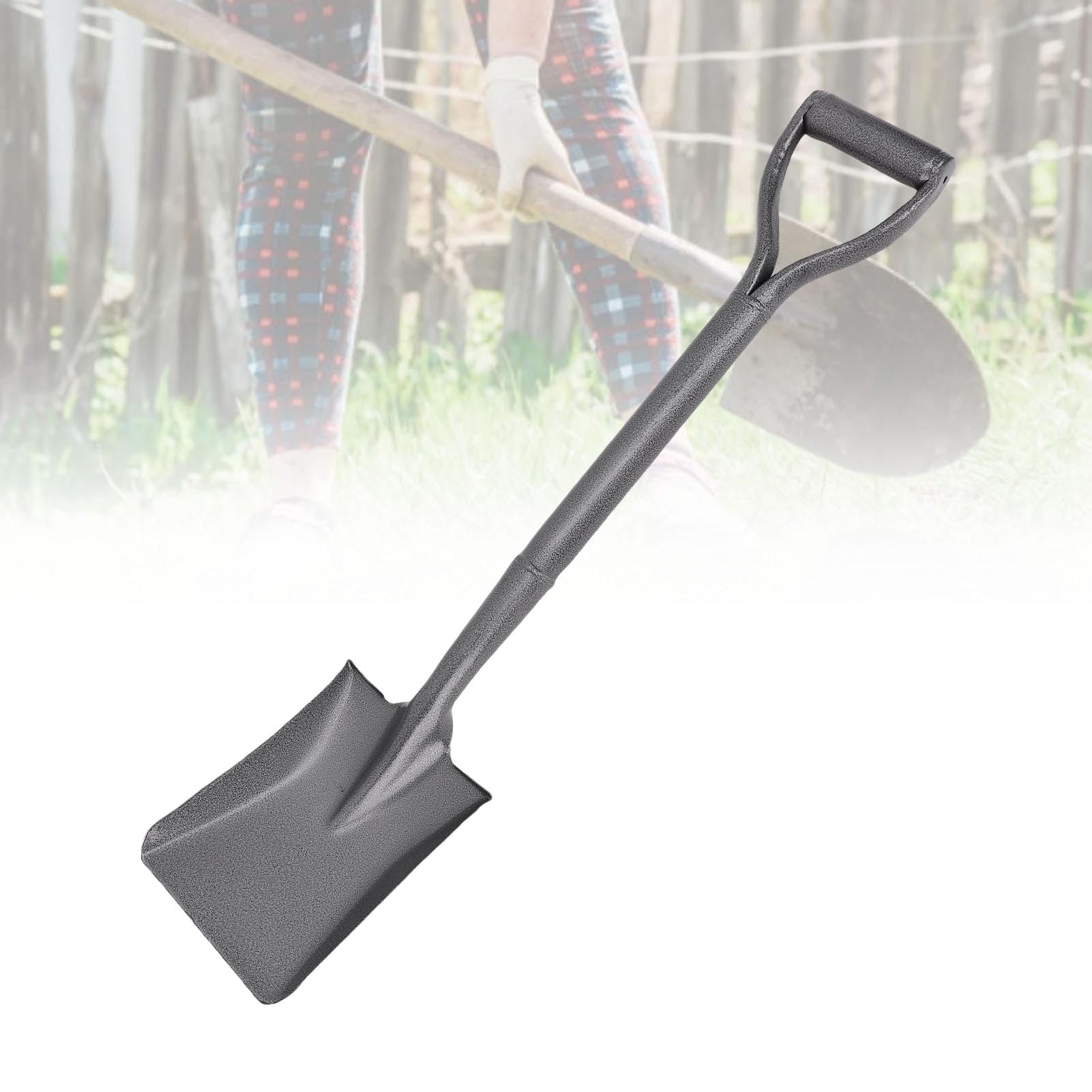 FTVOGUE Łopata ze Stali Manganowej Heavy Duty, 76 Cm z ergonomiczną