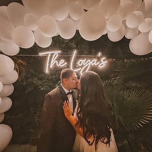 Miniatura 6 de Letrero de neón, luz LED personalizada con nombre para pared, habitación, decoración de cumpleaños, boda, fiesta feliz, regalos de negocios, bar,