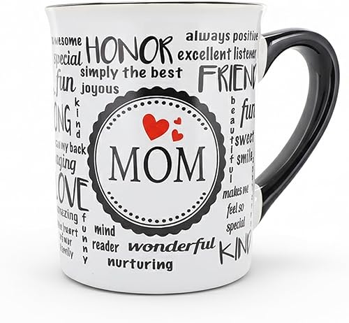 Taza de café para mamá, de cerámica, de 16 onzas, para embarazo, para las nuevas mamás, taza grande para Navidad, regalos de cumpleaños, regalos