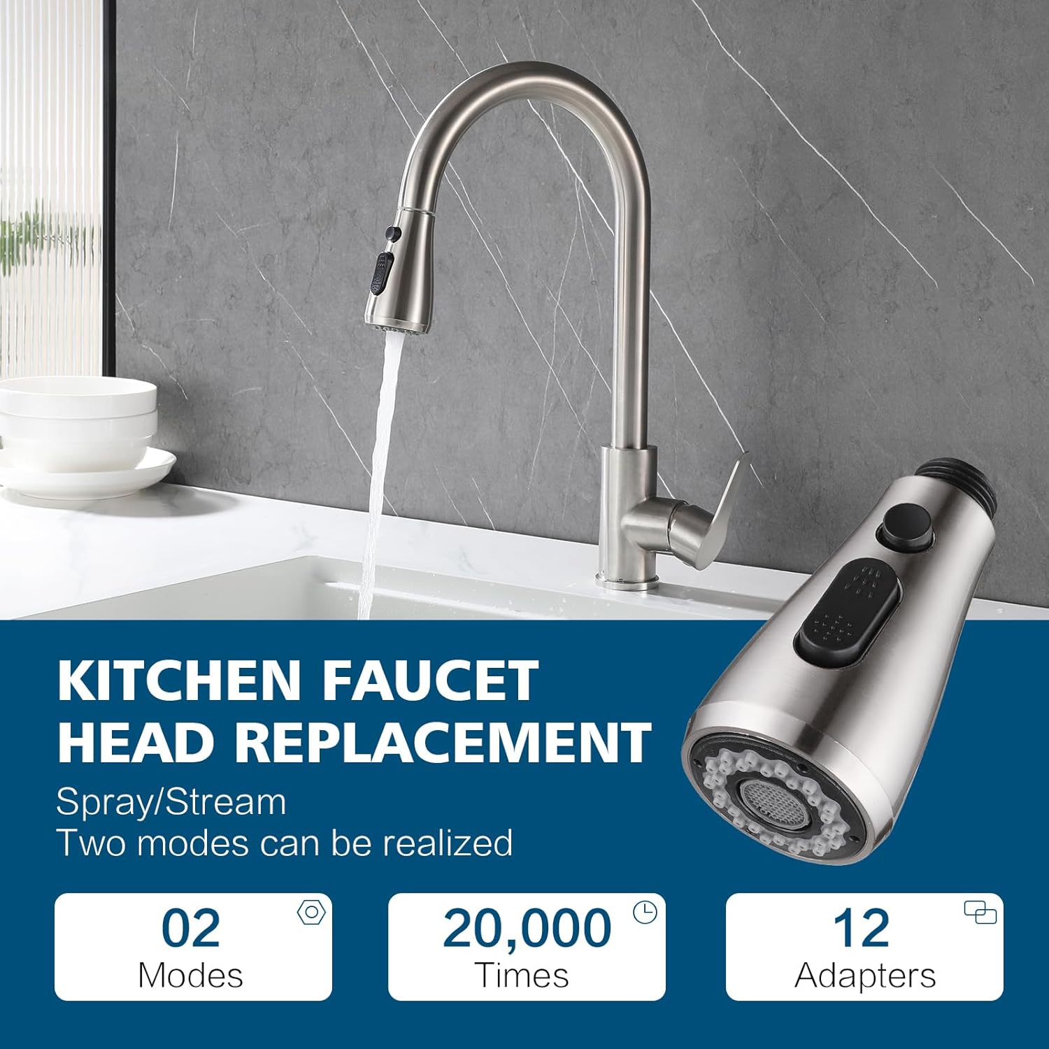 Kitchen Faucet Head Replacement