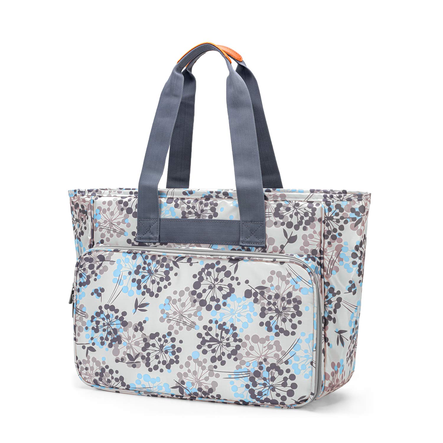 Yarwo Sac pour Broderie Kit, Sac de Transport pour Broderie au Point de Croix, Sac de Rangement pour Cerceaux de Broderie, Fils de Couleur Ou d'autres Accessoires de Broderie, Pissenlit