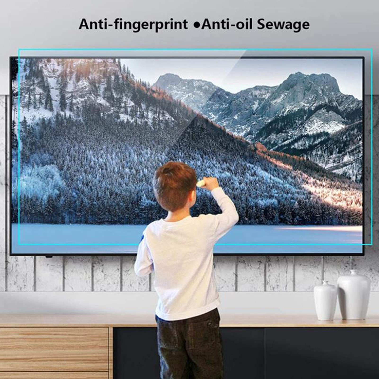 Antirreflejo Mate Protector De Pantalla TV Película Antirradiación