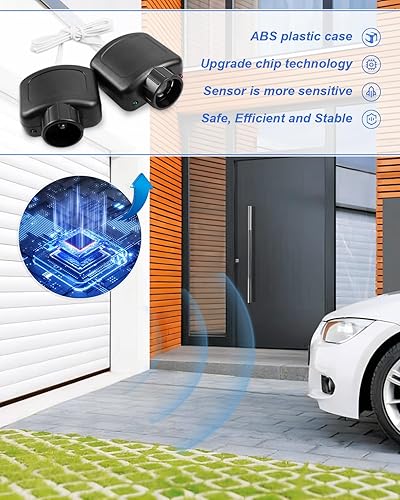 Miniatura 3 de Abridor de puerta de garaje, sensor de seguridad, ojos para abridor de puerta de garaje lineal, accesorios compatibles con HAE00002 LSO50 LDO33