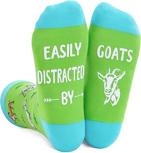 Zmart Funny Duck Gifts Dinosaur Goat Gifts Women, Rubber Duck Chicken Horse Pig Socks Men
