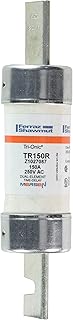 Mersen TR-R Tri-Onic Time-Delay/Class RK5 Fuse, 250VAC/250VDC, 200kA AC/20kA DC, 150 Ampere, 1-9/16