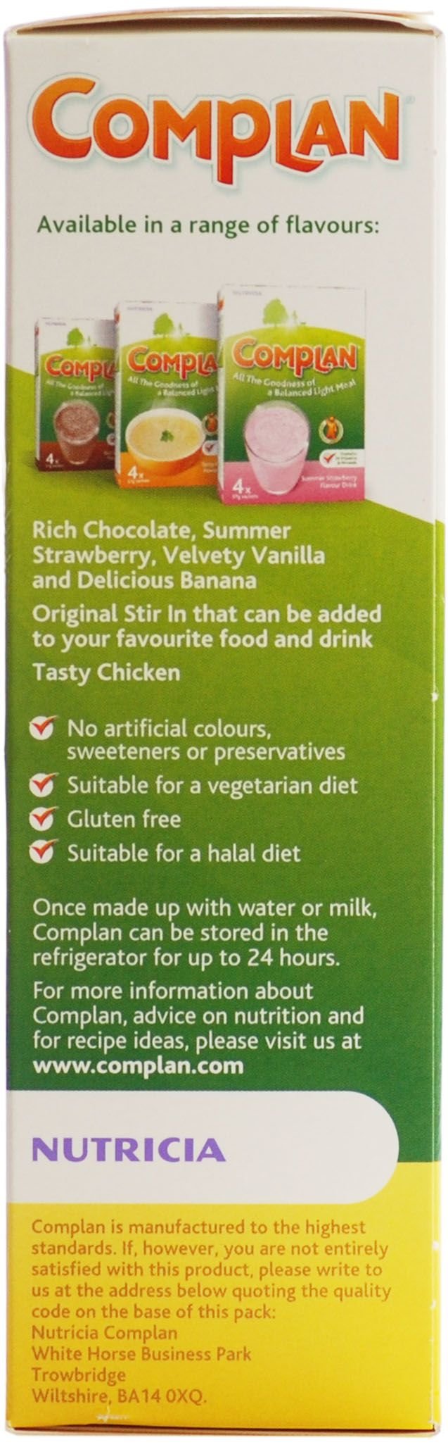 Complan Delicioso Flavour DRINK (Banana 4x55g)