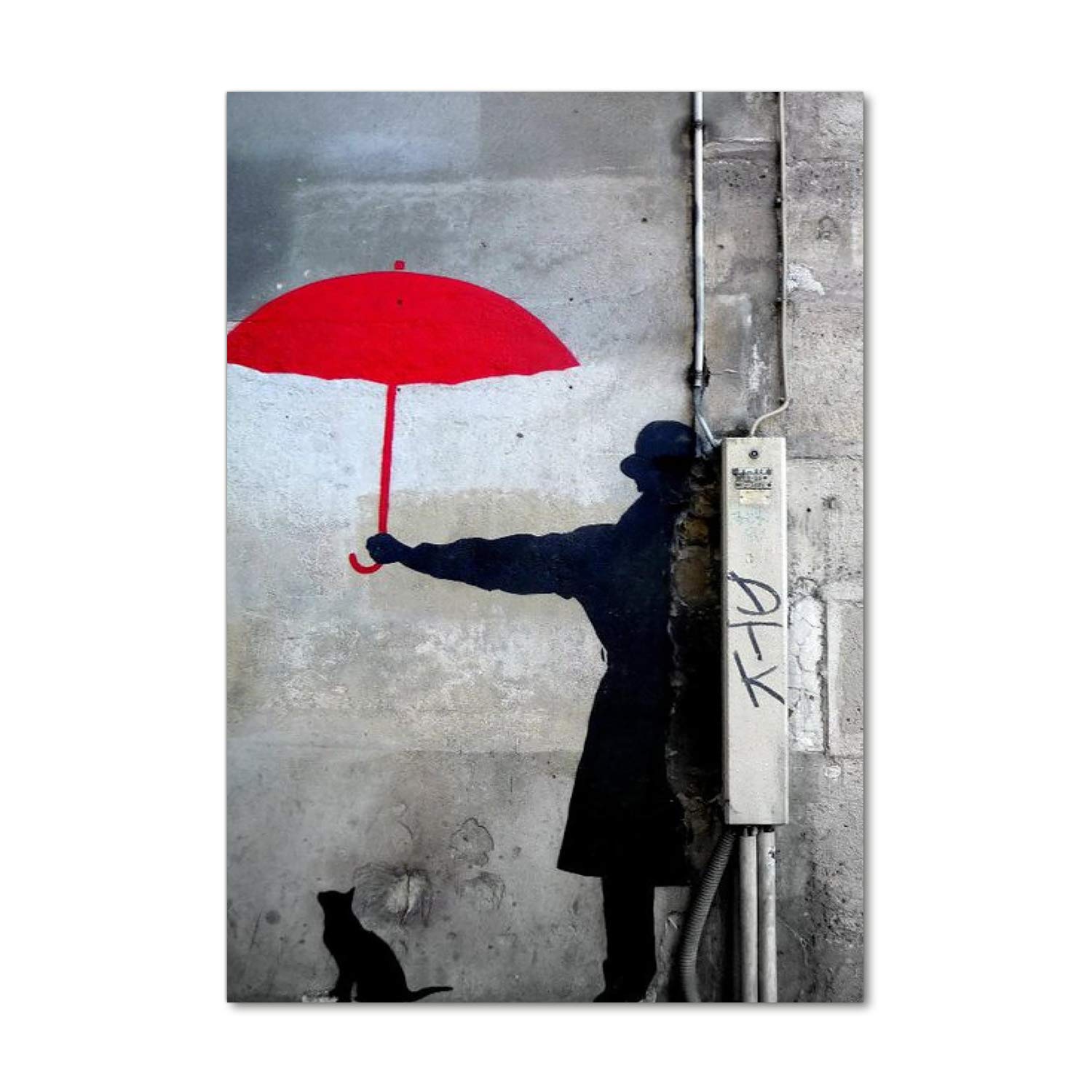 Déco mural derrière le plastique Tulup rouge | Tableau acrylique moderne 70x100