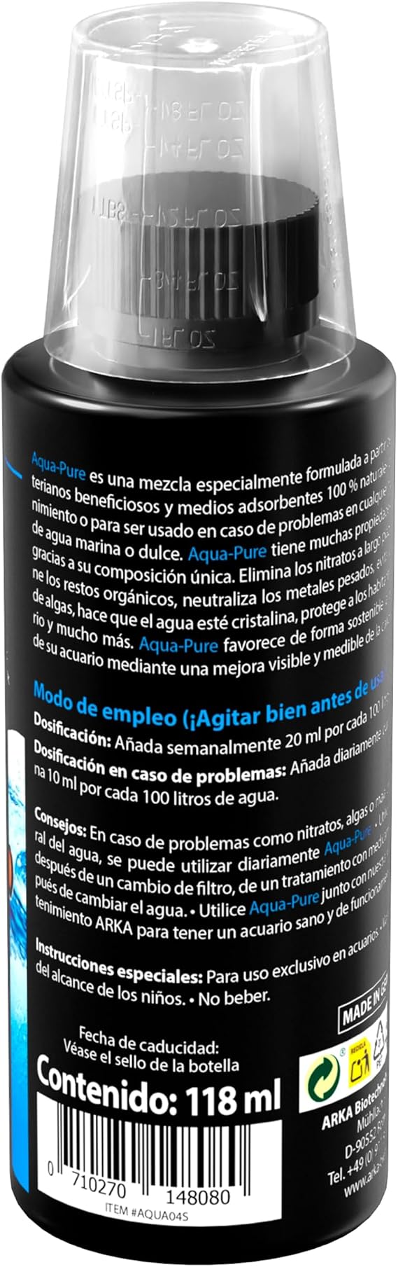 Aquarium Clarifier 4 fl oz - Aqua-Pure Filter Material