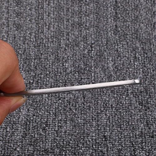 Miniatura 4 de VinBee Soportes rectos planos para reparar placas para fijación de madera, soporte de conector de acero inoxidable con tornillos, 12 piezas de 3