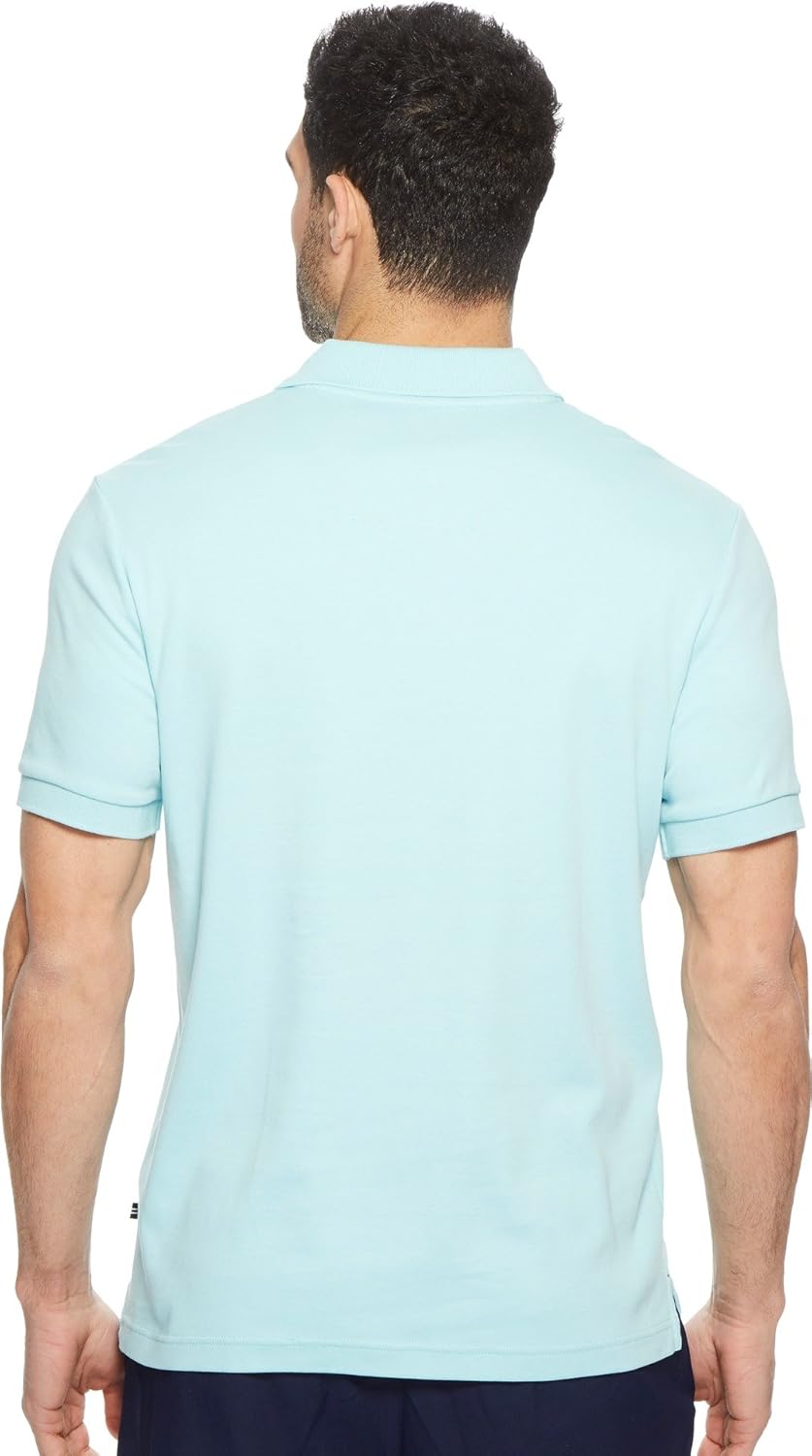Nautica Mens Classic Fit Short Sleeve Solid Soft Cotton Polo Shirt - Image 4