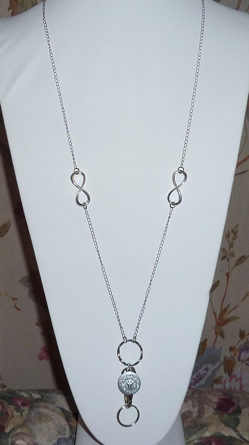 Unique Personilized Charm Stainless Steel Strong Women's Lanyard, ID Badge Card Holder Teacher Nurse Cruise Keys Phone - Image 3