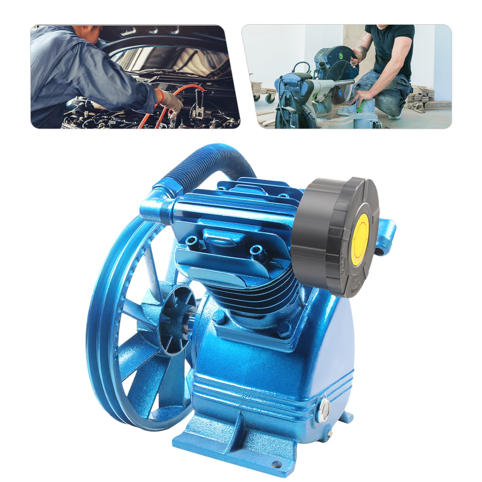 5.5HP 4KW Air Compressor Pump - 175PSI Double Stage V-Type Twin Cylinder Replacement