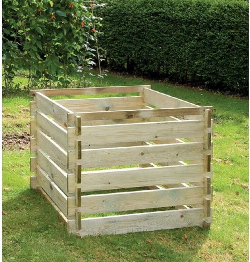 Lacewing Outdoor Wooden Compost Bin XL 893 Litres Composter with