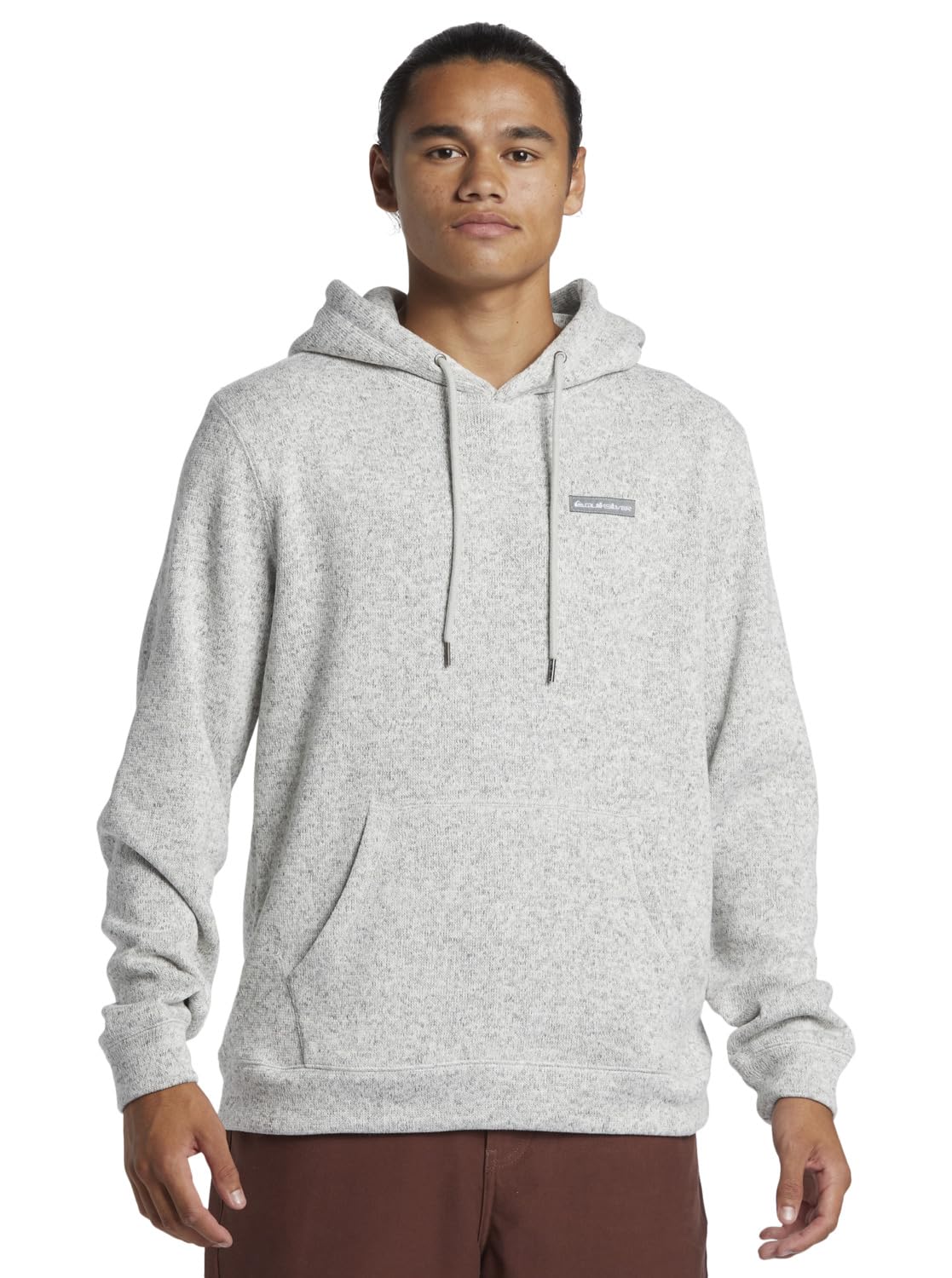 Quiksilver Fleece sweater KELLER HOODIE Men Grey S