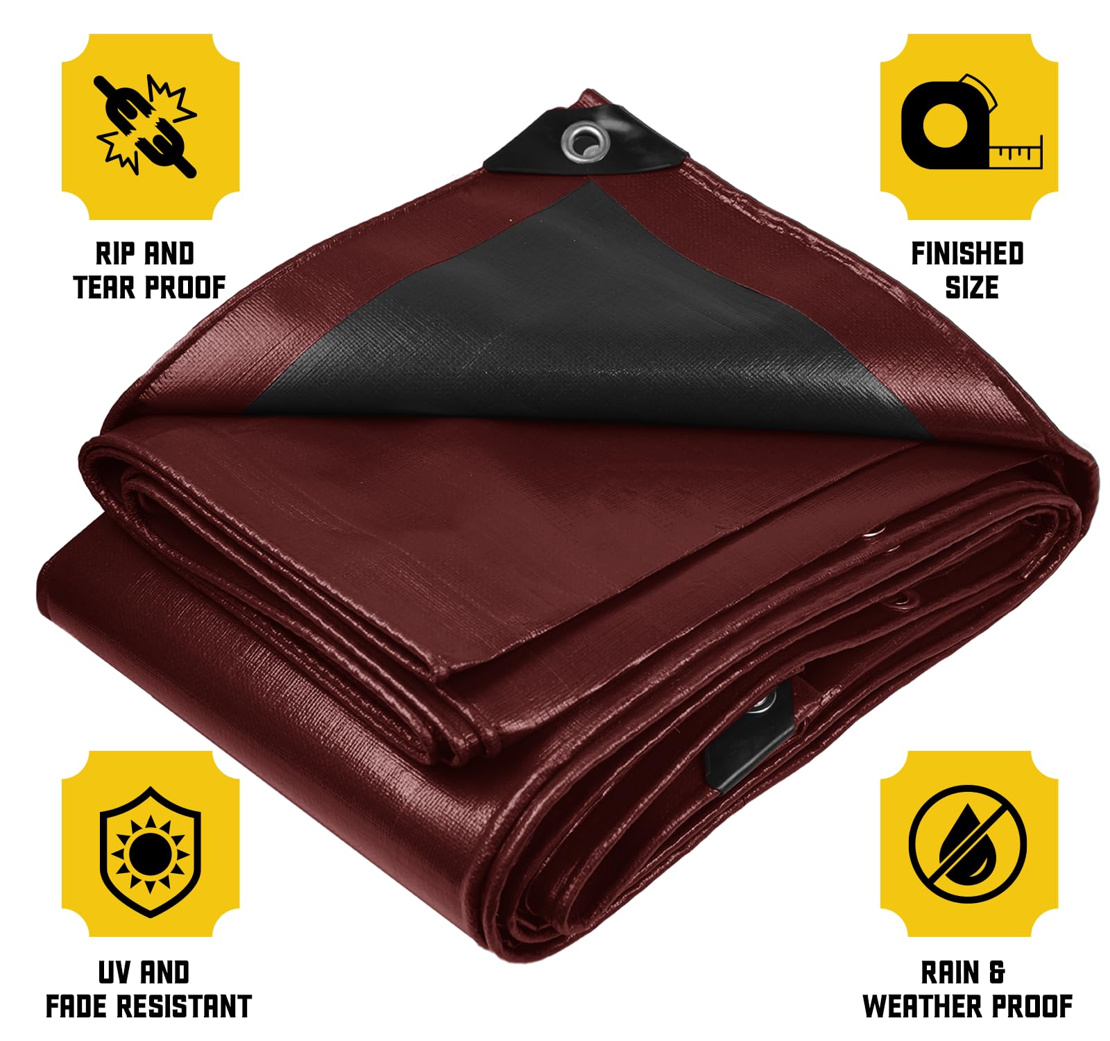 Amazon.com: Core Tarps Extreme Heavy Duty 20 Mil Tarp Cover
