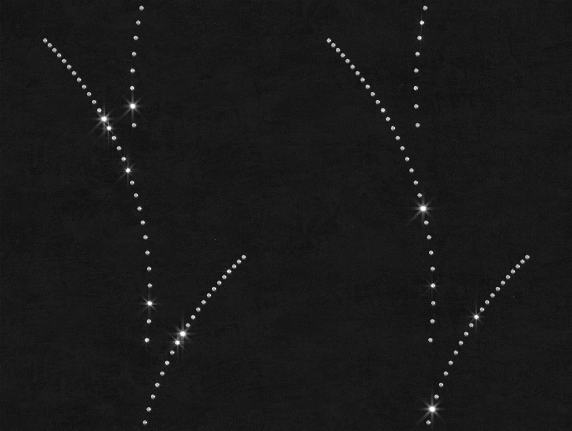 Papier peint non tissé de luxe avec reflets de cristaux taillés diamant